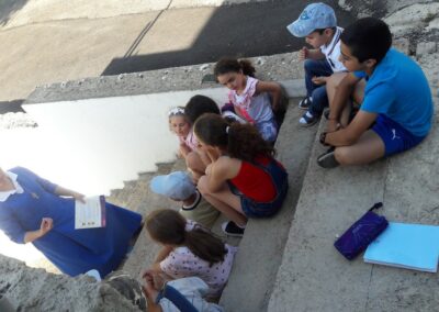 مع أطفال ساقية الخيط، جبيل